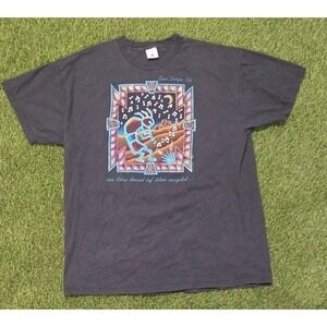 Vtg 90s Kokopelli San Diego T Shirt XL DreamCatcher Nathan Southwest Art Black